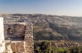 Ajloun castle in ruins