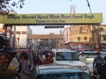 Ajmal Khan Road in Delhi, India Royalty Free Stock Photo