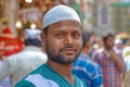 Ajmer portrait of a man at the city center, Rajastan India