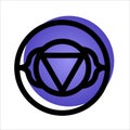 Ajna chakra icon