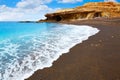 Ajuy beach Fuerteventura at Canary Islands Royalty Free Stock Photo