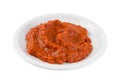 Ajvar or Pindjur Orange Vegetable Spread made from Bell Peppers