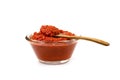 Ajvar - traditional macedonian, serbian dish Royalty Free Stock Photo