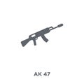 AK 47 icon from Army collection.