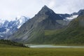 Ak-Kem lake near mt. Belukha, Altai, Russia Royalty Free Stock Photo