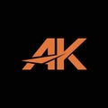 AK Letters logo Design