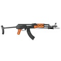 AK47 Kalashnikov Assault Rifle Royalty Free Stock Photo