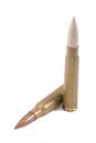 AK47 Rifle Ammunition Royalty Free Stock Photo