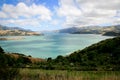 Akaroa French Bay near Christchurch New Zealand Royalty Free Stock Photo