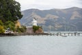 Akaroa Lighthouse Royalty Free Stock Photo