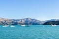 Akaroa which is located at the south island of New Zealand Royalty Free Stock Photo