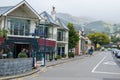 Landscape around Akaroa town on the Banks Peninsula, southeast of Christchurch, New Zealand.