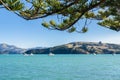 Akaroa which is located at the south island of New Zealand Royalty Free Stock Photo