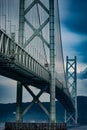 Akashi Strait Bridge Royalty Free Stock Photo
