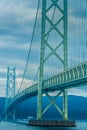 Akashi Strait Bridge Royalty Free Stock Photo