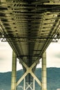 Akashi Strait Bridge Royalty Free Stock Photo