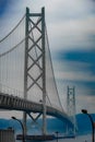 Akashi Strait Bridge Royalty Free Stock Photo