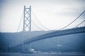 Akashi Strait Bridge Royalty Free Stock Photo