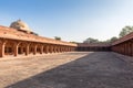 Akbar`s horse stable, Fatehpur Sikri, Uttar Pradesh, India Royalty Free Stock Photo