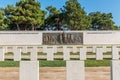 Akbas Martyrs Cemetery and Memorial in Canakkale Royalty Free Stock Photo