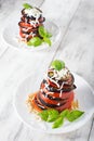 Ãâaked eggplant with tomato Royalty Free Stock Photo