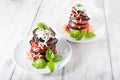 Ãâaked eggplant with tomato Royalty Free Stock Photo