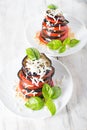 Ãâaked eggplant with tomato Royalty Free Stock Photo