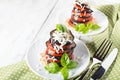 Ãâaked eggplant with tomato Royalty Free Stock Photo