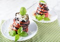 Ãâaked eggplant with tomato Royalty Free Stock Photo