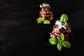 Ãâaked eggplant with tomato Royalty Free Stock Photo