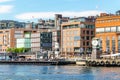 Aker Brygge Dock - modern part of Oslo in Norway Royalty Free Stock Photo