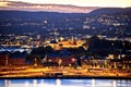 Akershus Fortress in Oslo dusk view Royalty Free Stock Photo