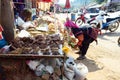 Akha tribe selling product an indigenous Royalty Free Stock Photo