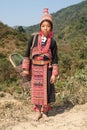 Akha woman in Laos Royalty Free Stock Photo