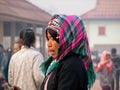 Akha woman shopping at the market