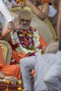 Akhada Cheif in Procession at Kumbh Mela Trambakeshwar,nasik,maharashtra,India