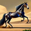 akhal-teke horse from turkmenistan