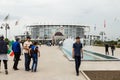 The Akhmat Arena Stadium in Grozny. Chechnya.