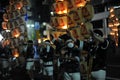 Akita, Japan - August 5, 2022: Kanto Festival or pole lantern festival - a Tanabata-related celebration Royalty Free Stock Photo