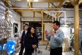 Inside of Sake wine factory in Akita, Japan