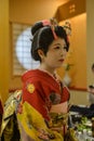 Young Geisha performing at local restaurant