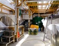 Inside of Sake wine factory in Akita, Japan