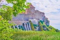 Akkerman Fortress with its outer defensive constructions, the view from the Dniester river, Bilhorod-Dnistrovskyi, Ukraine