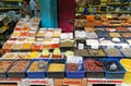 Akko Israel,Oct,9,2016:People buying colorful spices, dried fruit, nuts, seeds and olives at everyday street market