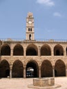 Akko Khan al Omdan Clock Tower 2008 Royalty Free Stock Photo