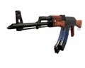 Akm assault rifle 3d illustration