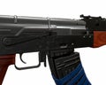 Akm assault rifle 3d illustration