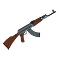 Akm icon, flat style