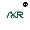 AKR Logo Letter Monogram Design Royalty Free Stock Photo