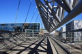 Akrobaten pedestrian bridge in Oslo, Norway Royalty Free Stock Photo